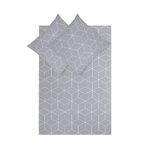 Gray patterned bedding set (lynn) intact