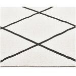 Kokvilnas paklājs ar baltu rakstu (farah) 50x80 vesels