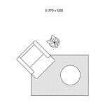 Must-Valge Vaip (Axa)120x170
