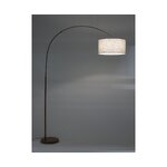 Beige design floor lamp (niels) small cosmetic flaws