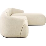 Light beige design modular sofa (sofia) with a beauty flaw