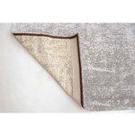 Gray structured pattern cotton rug mad men - white plains 8929 (louis de poortere) 230x330 whole