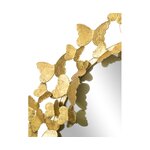 Kuldse Dekoratiiv Metallraamiga Disain Seinapeegel (Butterfly) d=67