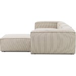 Beige large modular sofa (Lennon) intact