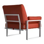 Красное садовое кресло angie (скамейка и берг) неповрежденное