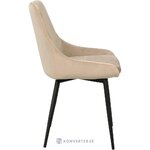Light gray velvet chair sierra 