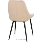 Light gray velvet chair sierra 
