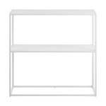 Balta metalinė lentyna (Neptūnas) su kosmetiniais defektais.