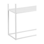 Balta metalinė lentyna (Neptūnas) su kosmetiniais defektais.