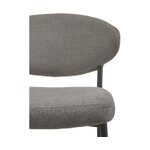 Grey-black chair (Adele) intact