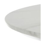 Marble imitation dining table (karla) d=90 with cosmetic defects
