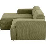 Žalia aksominė sofa (melva) nepažeista