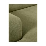 Žalia aksominė sofa (melva) nepažeista