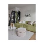 Žalia aksominė sofa (melva) nepažeista