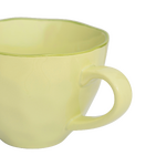 Green cappuccino/tea cup (urban nature)