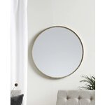 Wall mirror lentinel (nordal) with silver frame intact