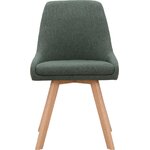 Tumši zaļš mīksta dizaina krēsls (dilla)