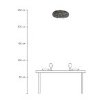 Black ceiling light (evelyn) intact