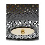 Black ceiling light (evelyn) intact