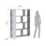 Design cube shelf (smart) with a beauty flaw
