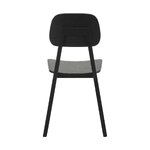 Black chair (akina) with beauty flaws
