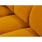 Mustard yellow design sofa gina (besolux) intact