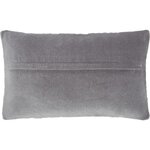 Gray velvet decorative pillowcase (you) intact