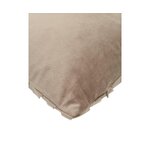 Rudas aksominis dekoratyvinis pagalvės užvalkalas (lucie) nepažeistas