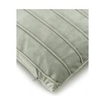 Gray velvet pillowcase (lola) intact