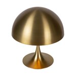 Golden led design table lamp with braga (charrel) beauty flaw