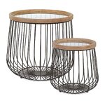 Set of coffee tables with shila (bizzotto) beauty flaws