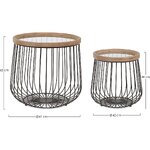 Set of coffee tables with shila (bizzotto) beauty flaws