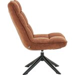 Brown leather armchair wanja intact