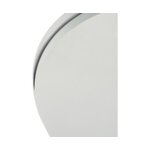 Round wall mirror with silver frame (ivy) d=72 with cosmetic defects
