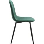 Dark green velvet dining chair eadwine healthy