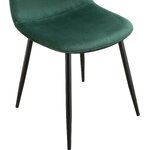 Dark green velvet dining chair eadwine healthy