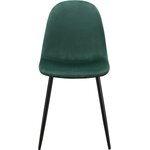 Dark green velvet dining chair eadwine healthy