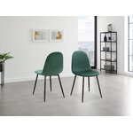 Dark green velvet dining chair eadwine healthy