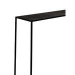 Узкий консольный стол из черного металла expo (zago)