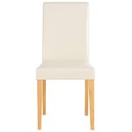Balta minkšta kėdė (lucca)