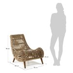 Brown armchair (tika)