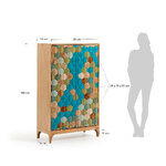 Blue-green chest of drawers (kyle)