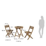 Коричневый садовый стул (элизия)