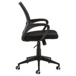 Рельс офисного кресла черный (лаформа)