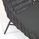 Melns dārza krēsls (abeli)