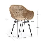 Brown garden chair (chart)