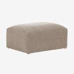 Beige footstool (block)