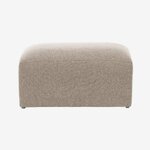 Beige footstool (block)