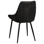 Tummanharmaa-musta tuoli sierra 