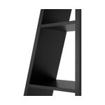 Black design shelf by Arne (tema home) with beauty flaws.